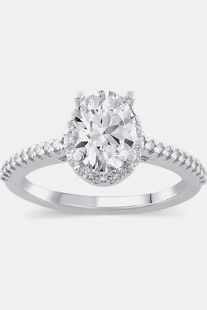 Evolve 14K Gold Lab Grown Diamond Engagement Ring (1 cts) US 7