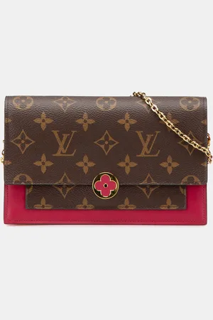 LOUIS VUITTON Monogram Flore Wallet On Chain Bag