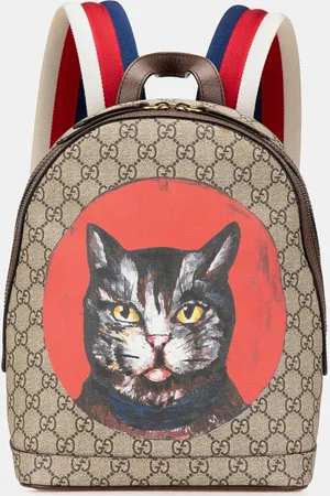 Gucci GG Supreme Bosco Web Backpack