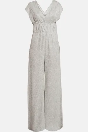 M Missoni Light Patterned Lurex Knit Sleeveless Jumpsuit M