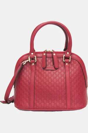 Gucci Leather Microssima Shoulder Bag