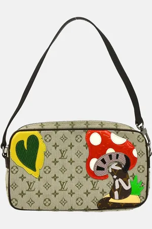 LOUIS VUITTON Khaki Monogram Canvas Conte De Fees Pochette Shoulder Bag