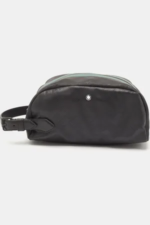 Montblanc X Zidane /Green Leather and Rubber Extreme 3.0 Pattern Pouch