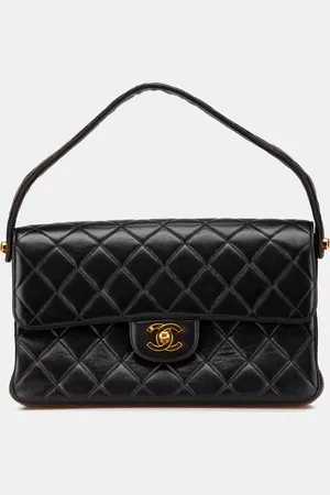 CHANEL Quilted Lambskin Double Sided Flap Bag
