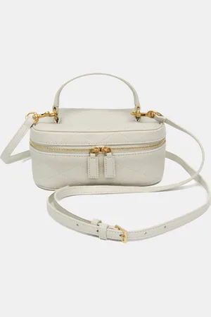 Saint Laurent Saint Laurent Off- Leather Shoulder Vanity Bag