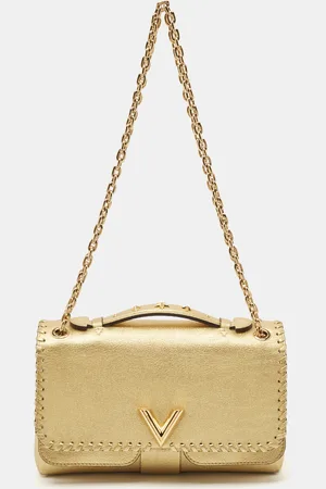 LOUIS VUITTON Leather Very Chain Bag