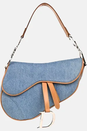 Dior Light Denim Saddle Handbag