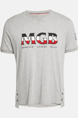 Moncler Cotton Logo Applique Crew Neck L