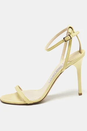 Jimmy Choo Leather Minny Ankle Strap Sandals Size 40