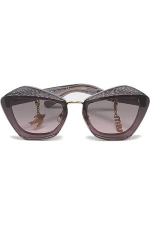 Miu Miu Gradient SMU 01X Butterfly Sunglasses