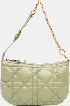 Dior Mini Calfskin Macrocannage Caro Tulip Bag