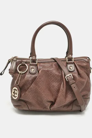 Gucci Diamante Leather Medium Sukey Tote