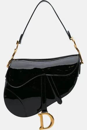 Dior Patent Saddle Bag