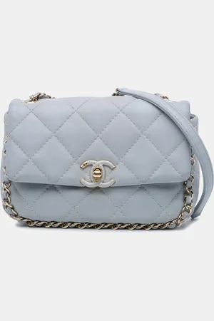 CHANEL Mini Calfskin Chain Around Flap