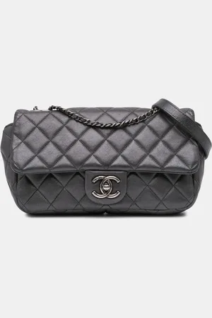 CHANEL Small Iridescent Calfskin CC Eyelet Flap