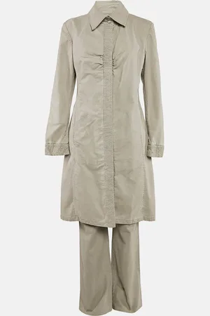 CHANEL Cotton Jacket and Pants Set L