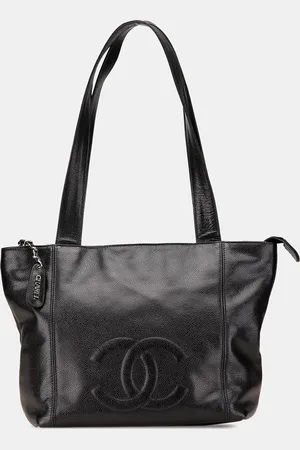 CHANEL CC Caviar Tote Bag