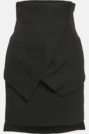 Givenchy Wool High Waist Mini Skirt S