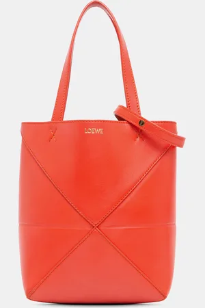 Loewe Mini Calfskin Puzzle Fold Tote Bag