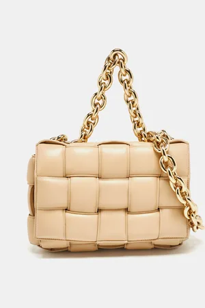 Bottega Veneta Padded Leather Chain Cassette Shoulder Bag