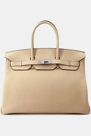 Hermès Trench Togo Leather Birkin 35 Tote Bag