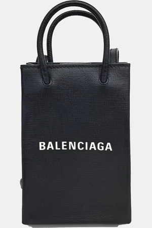 Balenciaga Leather shopping phone holder bag