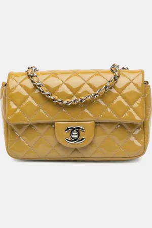 CHANEL Mini Rectangular Classic Patent Single Flap Bag