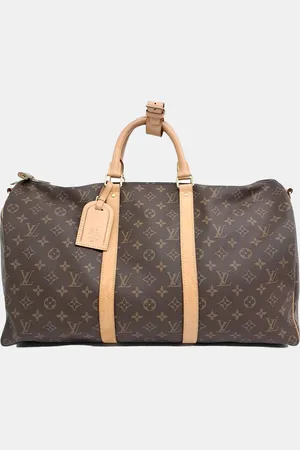 LOUIS VUITTON Canvas Monogram Bandouliere Keepall 50 bag
