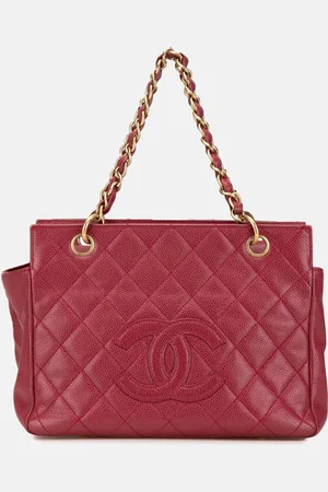 CHANEL Caviar Grand Shopping Tote Bag