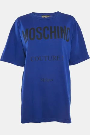 Moschino Logo Print Jersey Loose Fit T-Shirt L