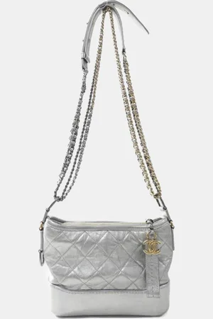 CHANEL Leather Gabrielle Shoulder Bag