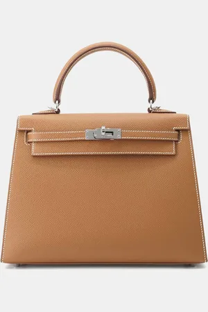 Hermès Gold Epsom Leather Kelly 25 Tote Bag