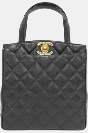 CHANEL Caviar Leather Tote Bag