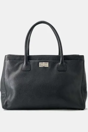 CHANEL Leather 2.55 Executive Tote Bag