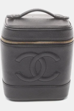 CHANEL Caviar Skin Coco Mark Handbag