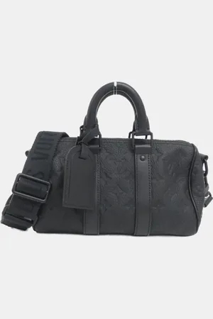 LOUIS VUITTON Taurillon Leather Keepall Bandouliere 25 Boston Bag