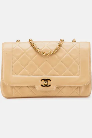 CHANEL Medium Lambskin Diana Full Flap