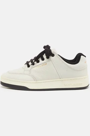 Saint Laurent Saint Laurent Black/ Leather SL/61 Lace Up Sneakers Size 38.5