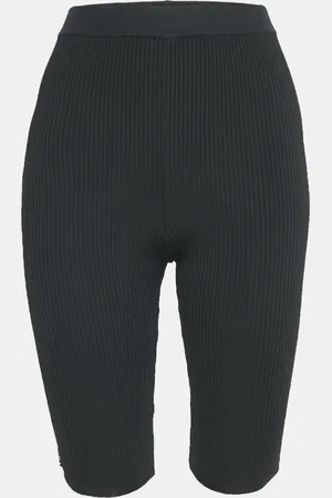 Saint Laurent Saint Laurent Rib Knit Rider Shorts XS