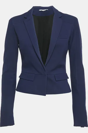 Diane von Furstenberg Knit Single Breasted Reiko Blazer M