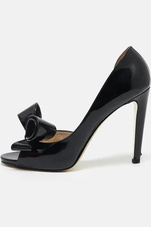 VALENTINO Patent Leather Bow D