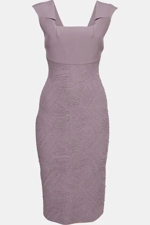 Roland Mouret Textured Knit Sleeveless Bodycon Dress M