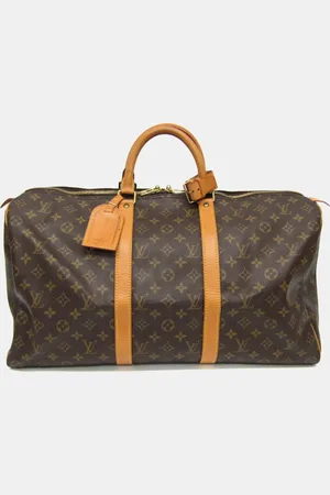 LOUIS VUITTON Monogram Canvas Keepall 50 Boston Bag