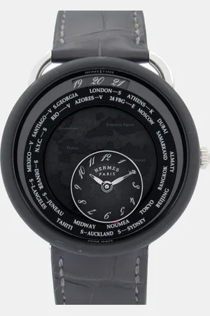 Hermès Titanium Le Temps Voyageur Automatic Men