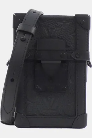 LOUIS VUITTON Monogram Taurillon Leather Vertical Trunk Wearable Wallet