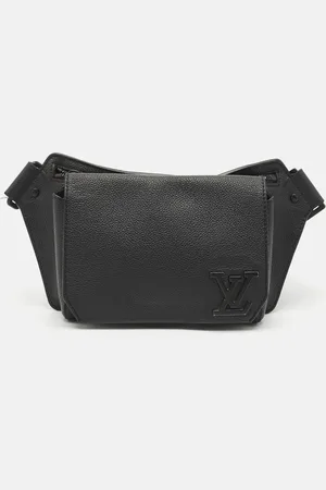 LOUIS VUITTON Leather Take Off Sling Bag