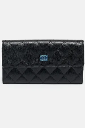 CHANEL Caviar Leather CC Classic Continental Wallet