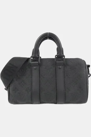 LOUIS VUITTON Taurillon Leather Keepall Bandouliere 25 Boston Bag