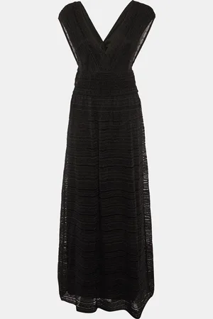 M Missoni Lurex Knit Sleeveless Maxi Dress M