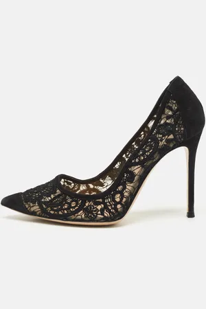 Gianvito Rossi Suede Pointed Toe Pumps Size 40.5